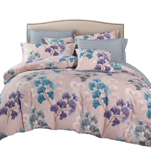 Cotton Nest Комплект из четырех предметов суфле из 100% хлопка - листовая парча