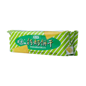 Печенье Qingshi с железом, цинком, кальцием и молоком, 225 г/пакет