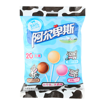 Альпийское смешанное молоко вкусовое молоко Lollipop 120 г/сумка