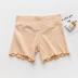 Phụ nữ mang thai mùa hè váy triều mẹ new solid color chống ánh sáng thời trang chủ đề chữ thập mặc đáy phụ nữ mang thai dạ dày lift shorts