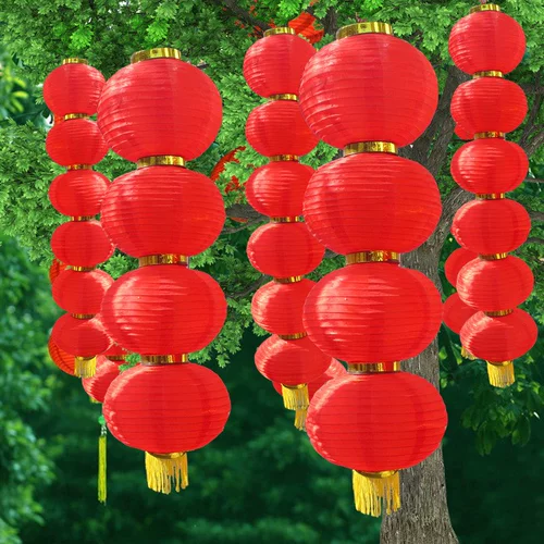 New Baifu Yuan Lantern Lantern Festivals Festivals Большой красный фонарь Столк