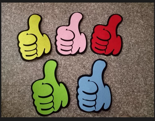 Игры входные церемония предмет, точка большого пальца, ваша лучшая ладонь, подбадривать сердце в форме припева