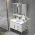 2022 mới tủ phòng tắm kết hợp sứ rửa tay rửa tay tủ tấm đá mặt bàn tùy chỉnh tủ gương lưu vực gương treo tường trang trí Gương
