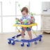 Bé sơ sinh con toddler walker 6 7-18 tháng con đa chức năng chống rollover tay đẩy có thể mất âm nhạc