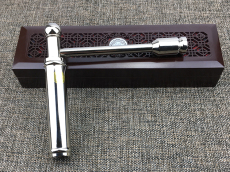 Китайский компас 台湾纯铜白金版寻龙尺探测棒地灵水脉仪探龙针辅助罗盘高精度直销