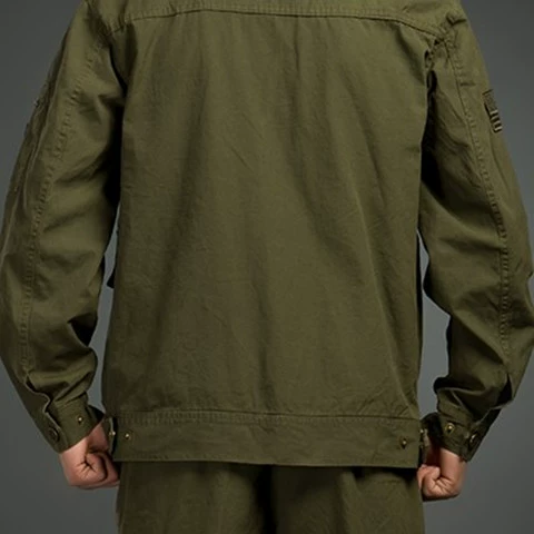 Хлопковый износостойкий камуфляжный комплект для работы, увеличенная толщина