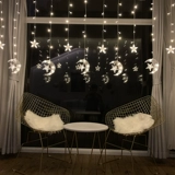 Светодиодный звездный световой занавес легкая луна светлая легкая струна легкая водонепроницаемая комната Новый год
