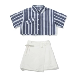 Ручка Noble Girl Independent Sweetheart Set BM короткий -наполосый дизайн рубашки наполовину юбки