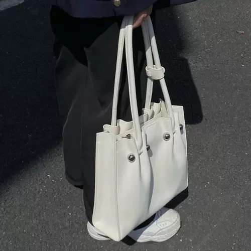Модная вместительная и большая сумка на одно плечо, французский стиль