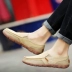 Một đôi giày vải mùa hè giản dị 48 cũ Bắc Kinh gân bò dưới giày XL vải 45 khử mùi 46 lười biếng 47