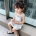 Baby 乐 女 宝宝 连体 衣服 Mùa hè bé mùa hè nam 0 Phù hợp với bên ngoài 3 tháng Yếm trong túi fart Áo liền quần