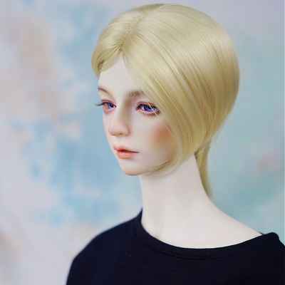 taobao agent BJD wig Simulation scalp, soft silk wolf tail blank BJD love bean hair wigs 3 points, 4 cents, 6 points can be styled in stock
