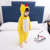 Пижама, детский мультяшный хлопковый пуховик, 1-3 лет