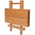 Bàn gấp đơn giản bàn ăn nhà vuông bàn di động vuông rắn gỗ tre căn hộ nhỏ ăn bàn ghế - Bàn
