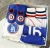 in Douyin Net Red Baby Gift Box LA Yankee Dodgers Thể thao Bóng chày Đồng phục Bóng chày Trăng tròn Sinh nhật Quà tặng - Bộ quà tặng em bé