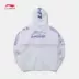 Áo khoác thể thao nam Li Ning chính hãng 2019 hè mới Paris tuần lễ thời trang áo len trùm đầu thể thao AFDP125 - Áo gió thể thao
