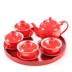 Wedding Tea Cup Set Wedding Celemony Tea Cup Set Wedding Red Tea Cup Wedding to Cup Cup - Trà sứ bình lọc trà Trà sứ