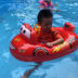 Dày trẻ sơ sinh tay lái trẻ em bơi vòng sét đỏ McQueen cảnh sát xe ô tô ghế trẻ em - Cao su nổi phao bơi tròn cho bé Cao su nổi