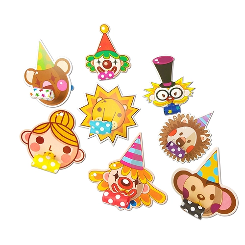 Вечернее платье, свисток для мальчиков и девочек, детский креативный мультяшный мегафон, 10 упаковки