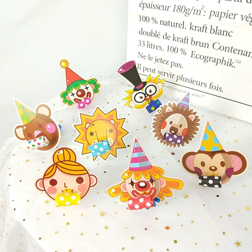 Вечернее платье, свисток для мальчиков и девочек, детский креативный мультяшный мегафон, 10 упаковки