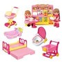 Nhật bản Milu phụ kiện búp bê đặt bunk bed nhà vệ sinh bồn tắm giỏ mua hàng xe đẩy cô gái chơi nhà đồ chơi búp bê barbie