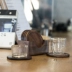 Gỗ óc chó đen rắn coaster set placemat cách nhiệt pad cà phê cốc pad nước cốc cupping nhiệt pad trà nghệ thuật phụ kiện đường - Tách