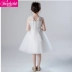 Váy công chúa cô gái fluffy mùa hè váy trẻ em váy hoa cô bé Liuyi mẫu giáo khiêu vũ trang phục - Trang phục bộ đồ khiêu vũ cho bé trai Trang phục