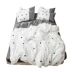 Chất liệu cotton 4 mảnh đơn giản kiểu công chúa Hàn Quốc nhỏ xinh tình yêu thêu giường ga trải giường - Bộ đồ giường bốn mảnh