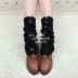 Mùa thu và mùa đông Hàn Quốc vớ len lỏng đặt nút xoắn cọc cọc vớ nữ legging vớ đặt trong giày đặt chân quần tất lót lông Vớ mắt cá chân