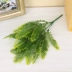 Mô phỏng cây dương xỉ Ba Tư cỏ nền tường vật liệu nhựa hoa giả xanh cây xanh ngoại thất tường trang trí đám cưới - Hoa nhân tạo / Cây / Trái cây