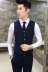 Trang phục nam Anh chú rể vest vest phù hợp với áo khoác Hàn Quốc Slim nam nam phù hợp với nhỏ vest trẻ - Dệt kim Vest