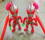 Ultra, портативный фонарь, мультяшная игрушка, легкий крутящийся Ультрамен Тига, подарок на день рождения, Супермен