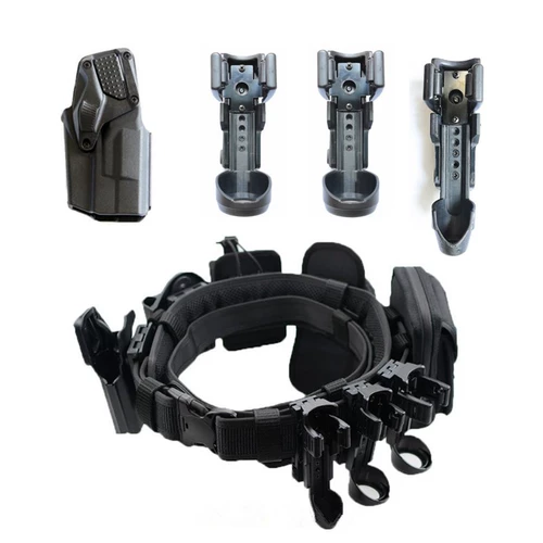 Тактический утягивающий пояс на талию, комплект, логические быстросъемные ножны, фонарь, быстросъёмный спрей, 92G, солдат