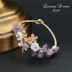 Design Thiết kế ban đầu Vòng đeo tay Baroque khí quyển sang trọng tự nhiên vòng tay bạc nam Vòng đeo tay Cuff