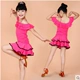 Trẻ em mới của trang phục khiêu vũ Latin mùa hè cô gái khiêu vũ thực hành quần áo trẻ em khiêu vũ Latin váy múa vuông trang phục