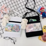 Шоппер для школьников, японская сумка на одно плечо, свежая милая сумка для телефона, кошелек