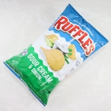 Соединенные Штаты Ruisus йогурт луковая волна картофельные закуски с оборками исходные кремовые чипсы