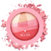 Ba màu baking powder blush nude trang điểm blush hộp bột pearlescent kéo dài cánh hoa tự nhiên rosy má hồng kem má hồng Blush / Cochineal