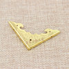 90 degrees right -angle iron furniture decoration corner codes on three sides fixing packet angle imitation antique wooden box packaging hardware accessories