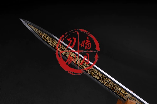 Подлинный длинный меч на мечах восемь лица, меч Ханша, кованый меч жесткий меч Qinjian Town House, Меч Меча, Меч Меча