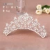 Lớn trẻ em Vương miện dành cho người lớn Crystal Crown Hair Trim Kim cương Cô gái Công chúa Hiệu suất Sân khấu Kim loại Kết hợp kẹp tóc nơ hàn quốc Phụ kiện tóc