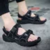 Giày sandal nam 2017 sandal da mới sandal giày thể thao ngoài trời Việt Nam mùa hè giày nam đi biển giày cao cổ nam Sandal