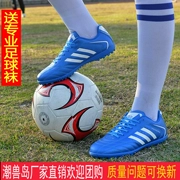 Giày bóng đá bị hỏng móng tay nam giới và phụ nữ sinh viên thanh niên non-slip đào tạo cỏ nhân tạo mặc trẻ em giày bóng đá