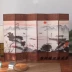 mẫu song cửa sổ bằng gỗ đẹp Phong cách Trung Quốc đơn giản màn hình vách ngăn màn hình gấp phòng khách phòng ngủ đơn giản hiện đại gấp di động vải rào cản kinh tế vách bình phong Màn hình / Cửa sổ