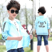 Trẻ em của quần áo chống nắng bảo vệ UV boy mới của Hàn Quốc phiên bản của các gas nước ngoài bé ra khỏi mùa hè quần áo ngoài trời quần áo chống nắng triều