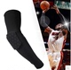 Bóng rổ chính hãng NBA Kobe PRO tổ ong sụp đổ miếng đệm đầu gối thể thao bảo vệ cánh tay khuỷu tay đàn ông cộng với bóng đá dài điều dưỡng - Dụng cụ thể thao găng tay nam chống nắng Dụng cụ thể thao