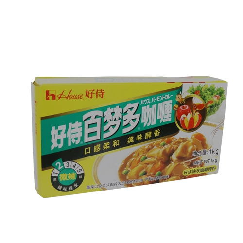 Hao Shi Bai Mengdor Curry № 2 слегка пряное 1000 г, для бизнеса 1 кг.