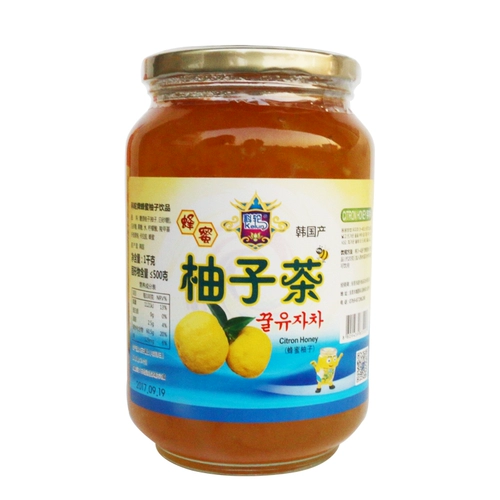 1 бутылка провинция Бесплатная доставка корейская медовая грейпфрут чай Семейство грейпфрут чай медовый мед меда 1000g