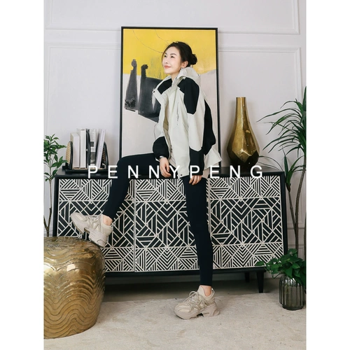Стратегия длинных ног Pennypeng черные плотные леггинсы DT03083