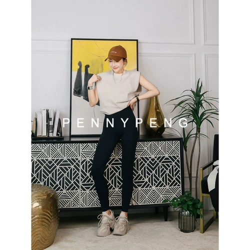 Стратегия длинных ног Pennypeng черные плотные леггинсы DT03083